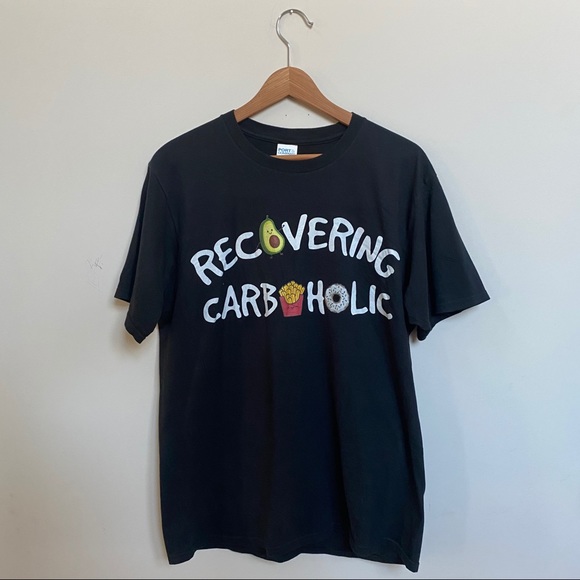 Port and Company Tops - KETO Medium Black Graphic Tee Shirt unisex Spellout